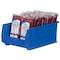 Akro-Mils Storage Bin, Plastic, Blue, 8 in H, 12 3/8 in W, 20 in L 30281BLUE - alternate 3