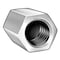 Zoro Select Coupling Nut Reducer, 3/8"-16 & 5/16"-18, Steel, Grade 2, Zinc Plated, 1 in Lg, 1/2 in Hex Wd, 10 PK 1JE53 - alternate 1