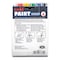 Uni-Paint Permanent Marker, Medium Tip, Black, Blue, Green, Red, White, Yellow Color Family, Paint, 6 PK 63630 - alternate 2
