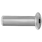 Zoro Select Arch Barrel, 3/8"-16, 1 in Brl Lg, 1/2 in Brl Dia, Stainless Steel Plain Z1634 - alternate 1
