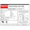 Dayton Capacitor-Start/Run General Purpose Motor, 1 1/2 hp HP, 115/208-230V AC Voltage, 56HC Frame 1K082 - alternate 2