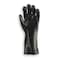 Showa Chemical Resistant Gloves, PVC, 10 in L, 16 mil, Black, L, 1 PR 7710 - alternate 1