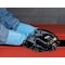 Showa CHM Chemical Resistant Gloves, Natural Rubber Latex, Neoprene, 12 in L, 26 mil, Black, Blue, 9 CHML-09 - alternate 2