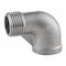 Zoro Select 304 Stainless Steel 90 Elbow, 3/4 in x 3/4 in Fitting Pipe Size, Male NPT x Female NPT, Class 150 40SE113N034 - alternate 1