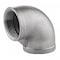 Zoro Select 316 Stainless Steel 90 Elbow, 1/2 in x 1/2 in Fitting Pipe Size, Female NPT x Female NPT 609E111N012 - alternate 1