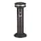 Rubbermaid Commercial Infinity Cigarette Receptacle, 6-11/16 gal., Black FG9W3400BLA - alternate 1