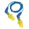 3M E-A-R UltraFit Reusable Corded Ear Plugs, Flanged Shape, NRR 27 dB, Blue/Yellow, 100PK 340-8002 - alternate 3