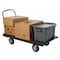Rubbermaid Commercial Stack & Nest Storage Tote W/ Lid, 14 gal, 27-7/8 in L x 16-1/2 in W x 10-3/4 in H, Gray, Plastic FG9S3000GRAY - alternate 7