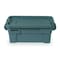 Rubbermaid Commercial Stack & Nest Storage Tote W/ Lid, 14 gal, 27-7/8 in L x 16-1/2 in W x 10-3/4 in H, Gray, Plastic FG9S3000GRAY - alternate 1