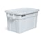Rubbermaid Commercial Stack & Nest Storage Tote W/ Lid, 20 gal, 27-3/4 in L x 17-3/8 in W x 15-1/8 in H, White, Plastic FG9S3100WHT - alternate 6