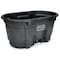Rubbermaid Commercial 100 gal. Stock Tank, Black, 52" L, 31" W FG424288BLA - alternate 2