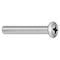 Zoro Select #10-32 x 1/2 in Phillips Pan Machine Screw, Plain 18-8 Stainless Steel, 100 PK 1ZE21 - alternate 1