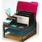 Officemate Letter Tray, Black, Plastic, 10 3/4 in W, 9 in L, 11 3/4 in H, 12.8" D, 7 Number of Compartments 22132 - alternate 5