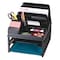 Officemate Letter Tray, Black, Plastic, 10 3/4 in W, 9 in L, 11 3/4 in H, 12.8" D, 7 Number of Compartments 22132 - alternate 2