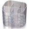 Officemate Two-Way Organizer - 5-Tier Clear Plastic Desk Organizer For Files & Papers