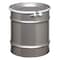 Zoro Select Open Head Transport Drum, 304 Stainless Steel, 10 gal, Unlined, Silver ST1004 - alternate 1