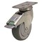 Zoro Select Swivel Plate Caster w/2-Position Directional Lock, 4 in. P14SX-RP040K-12-DL-AM - alternate 1