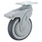 Zoro Select Swivel Plate Caster w/2-Position Directional Lock, 275 lb P17S-RP040K-12-DL-001 - alternate 1