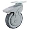 Zoro Select Swivel Plate Caster w/2-Position Directional Lock, 325 lb P17S-RP050K-12-DL-001 - alternate 1