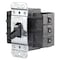 Hubbell Wiring Device-Kellems Manual Motor Switch, 60 A, 3 P, 3 Phase, Toggle, Circuit-Lock Series, No Enclosure HBL7863D - alternate 1