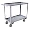 Zoro Select Corrosion-Resistant Utility Cart with Lipped Metal Shelves, Stainless Steel, 1,200 lb Load Capacity SRSC1618362ALU5PUS - alternate 1