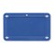 Brady Blank Tag, Plastic, 2 3/16 in H x 3 11/16 in W, Blue, Rectangle 41926 - alternate 2