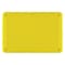 Brady Blank Tag, Plastic, 3 3/16 in H x 4 11/16 in W, Yellow, Rectangle 41923 - alternate 1