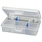 Flambeau Adjustable Compartment Box with 4 to 6 compartments, Plastic, 1 1/4 in H x 2-5/8 in W 1002 - alternate 3