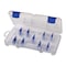 Flambeau Adjustable Compartment Box, 4 to 24 Compartments, 10-5/8 in L x 6-5/8 in W x 1-3/4 in H, Clear 4007 - alternate 2