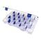 Flambeau Adjustable Compartment Box, 4 to 35 Compartments, 13-11/16 in L x 8-3/16 in W x 2 in H, Clear 5007 - alternate 2