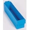 Quantum Storage Systems Drawer Storage Bin, High Impact Polystyrene, Blue, 4 5/8 in H, 3 3/4 in W, 17 5/8 in L QED604BL - alternate 2