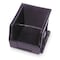 Quantum Storage Systems Hang & Stack Storage Bin, Polypropylene/Polyethylene, Black, 7 in H, 8 1/4 in W, 10 3/4 in L QUS239BR - alternate 2