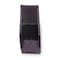 Quantum Storage Systems Hang & Stack Storage Bin, Polypropylene/Polyethylene, Black, 4 in H, 4 1/8 in W, 10 7/8 in L QUS224BR - alternate 2
