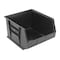 Quantum Storage Systems Hang & Stack Storage Bin, Polypropylene/Polyethylene, Black, 11 in H, 16 1/2 in W, 18 in L QUS270BR - alternate 1