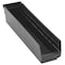 Quantum Storage Systems Shelf Storage Bin, Polypropylene/Polyethylene, Black, 4 in H, 17 7/8 in W, 4 in L QSB103BR - alternate 3
