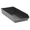 Quantum Storage Systems Shelf Storage Bin, Polypropylene/Polyethylene, Black, 4 in H, 11 1/8 in W, 23 5/8 in L QSB116BR - alternate 2