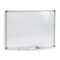 Zoro Select Dry Erase Board, Melamine, 48 in, 96 in, Aluminum Frame, White, Gloss 1NUP4 - alternate 1