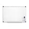 Zoro Select Dry Erase Board, Steel, 23 in, 34 in, Aluminum Frame, White, Gloss 1NUP2 - alternate 1