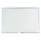 Zoro Select Dry Erase Board, Melamine, 48 in, 72 in, Aluminum Frame, White, Gloss 1NUR2 - alternate 1