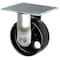 Zoro Select Rigid Plate Castr, Cast Iron, 5 in, 1200 lb 1NVP9 - alternate 1