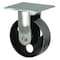 Zoro Select Rigd Plat Castr, Cast Iron, 6 in., 1200 lb. 1NVR3 - alternate 1