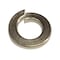 Zoro Select Split Lock Washer, For Screw Size 3/8 in, 18-8 Stainless Steel, Not Graded, Plain Finish, 100 PK 1NY14 - alternate 1