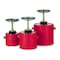 Eagle Mfg Plunger Can 0.25 gal Galvanized Steel Can, Brass Plunger, 5 1/4 in Dasher Plate Dia., Red P701 - alternate 2