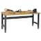 Tennsco Bolted Workbenches, Butcher Block, 72" W, 33-3/4" Height, 3600 lb., Straight WBA-1-3072W - alternate 3