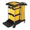 Rubbermaid Commercial Microfiber Janitor Cart, Black, Plstc/Alum FG9T7300BLA - alternate 4