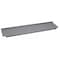 Tennsco Lower Shelf, 96 W x 14 D x 1 in. H, Gray S-96 - alternate 2
