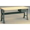 Tennsco Work Bench with Plastic Top and Flared Legs, Laminate, 60" W, 33-1/2" Height, 1200 lb., Flared WB-1-3060P - alternate 2