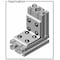 Faztek Corner Bracket, Inside, Aluminum, Type 10 10CB4106 - alternate 2