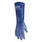 Showa NSK24 Chemical Resistant Gloves, Nitrile, 14 in L, 15 mil, Blue, 9, 1 PR NSK24-09 - alternate 1