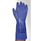 Showa NSK24 Chemical Resistant Gloves, Nitrile, 14 in L, 15 mil, Blue, 9, 1 PR NSK24-09 - alternate 6